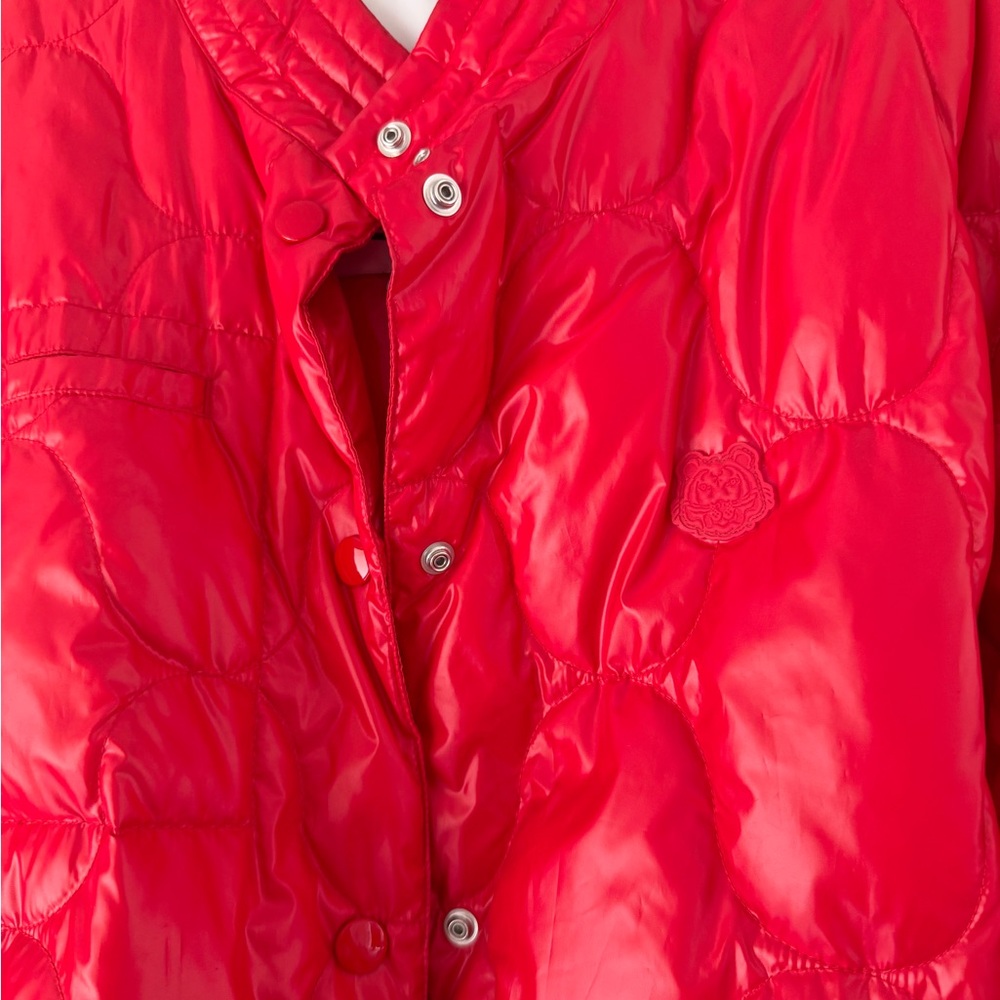 Kenzo Vibrant Red Puffer Jacket - Picture 2 of 6